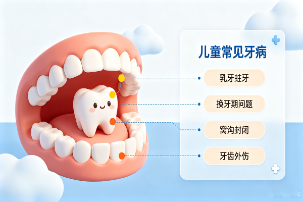 口腔科普示意图