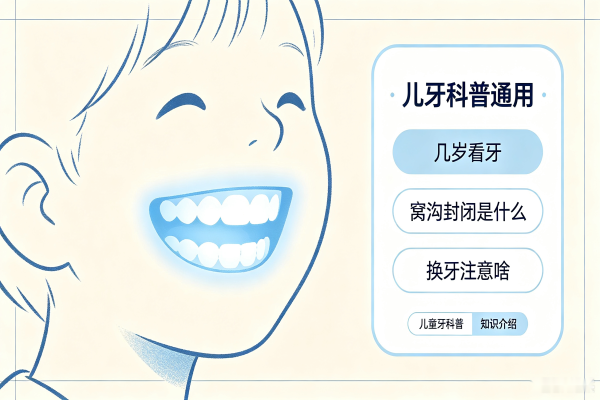口腔科普示意图