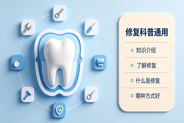 牙齿修复修复通用示意图