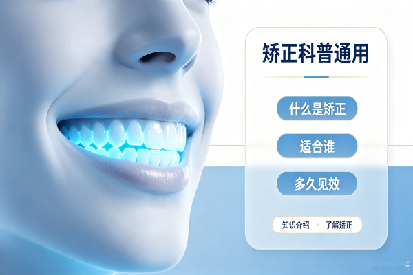 牙齿矫正矫正通用示意图