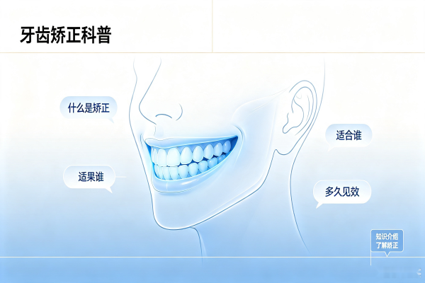 牙齿矫正矫正通用示意图