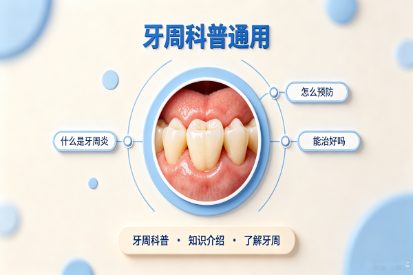 牙周治疗牙周通用示意图