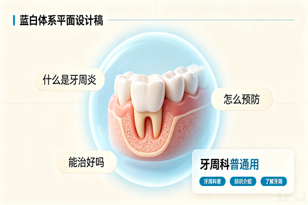 牙周治疗牙周通用示意图