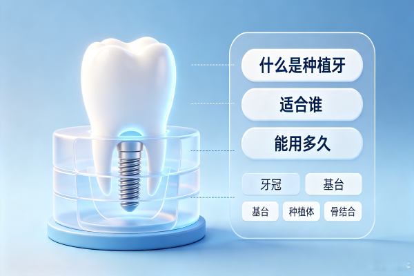 口腔科普示意图